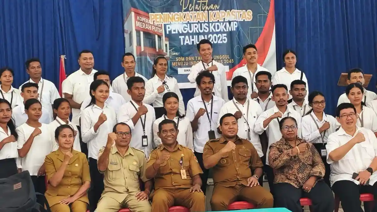 Pelatihan SDM Pengurus Koperasi Merah Putih Sikka, Perkuat Tata Kelola dan Ekonomi Desa