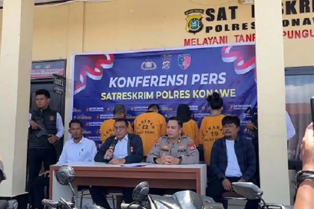Polisi Tangkap Pelaku Curanmor 18 TKP di Konawe, Hasil Curian Dijual Online Mulai Rp2 Juta
