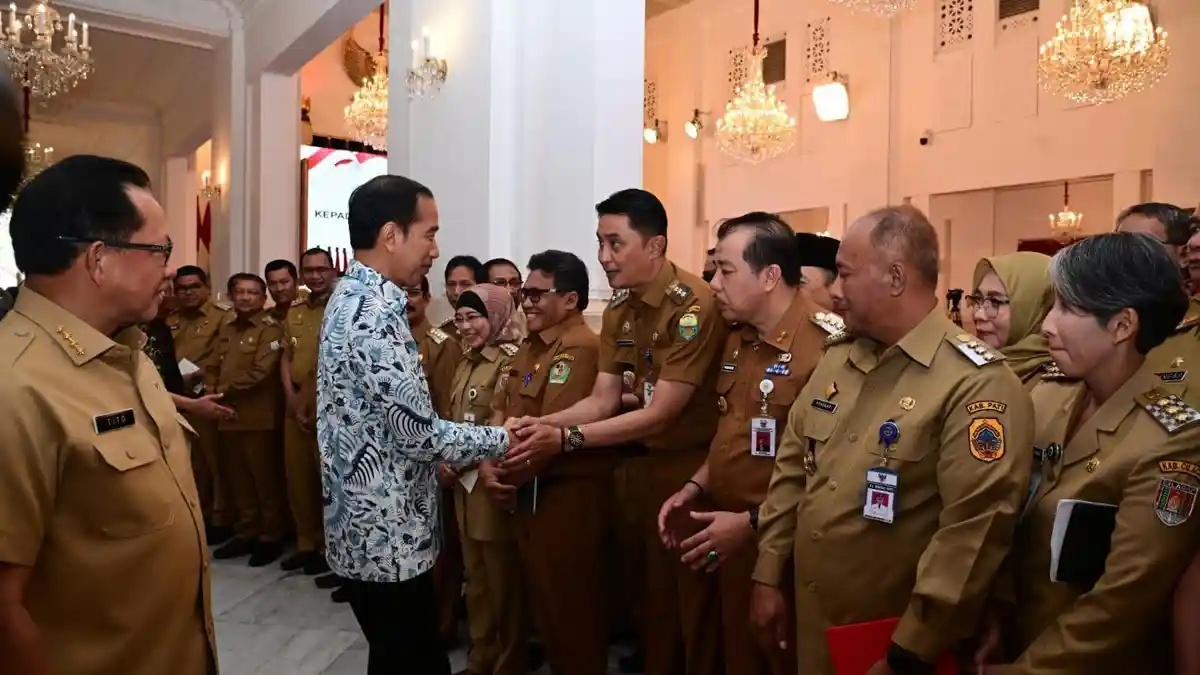 Pj Bupati Bachyuni Deliansyah Hadiri Rakor Bersama Presiden Jokowi 