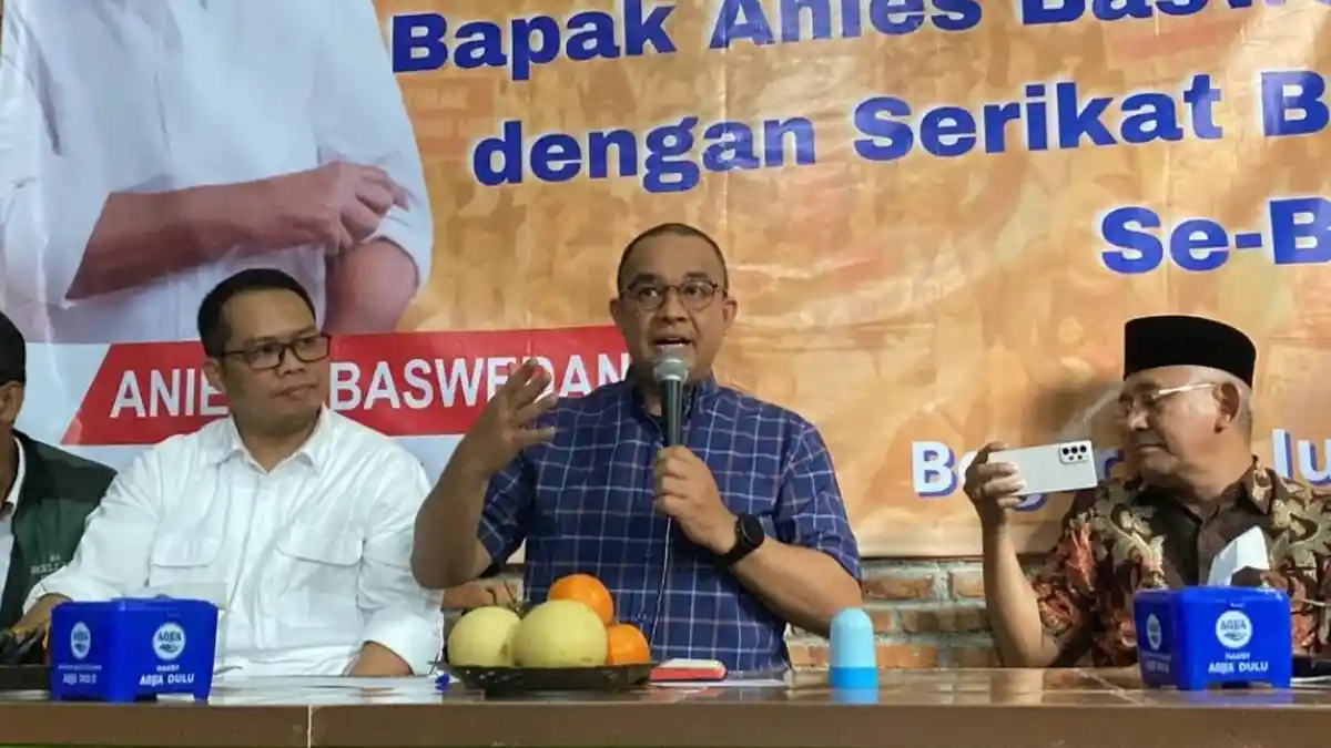 Datang ke Bogor, Anies Baswedan Temui dan Serap Aspirasi Perwakilan Serikat Pekerja