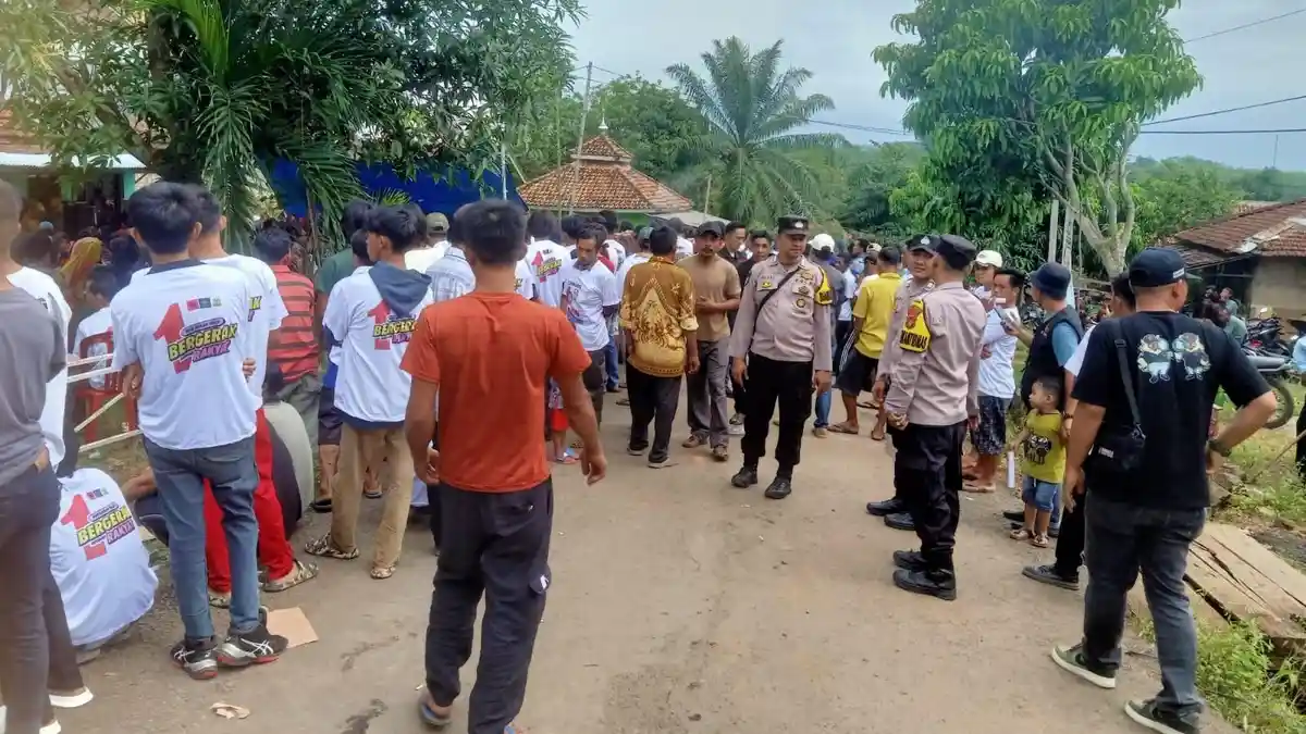 Pam Kampanye Terbatas Pilkada Digiatkan Jajaran Polda Lampung di Blambangan Umpu dan Banjit