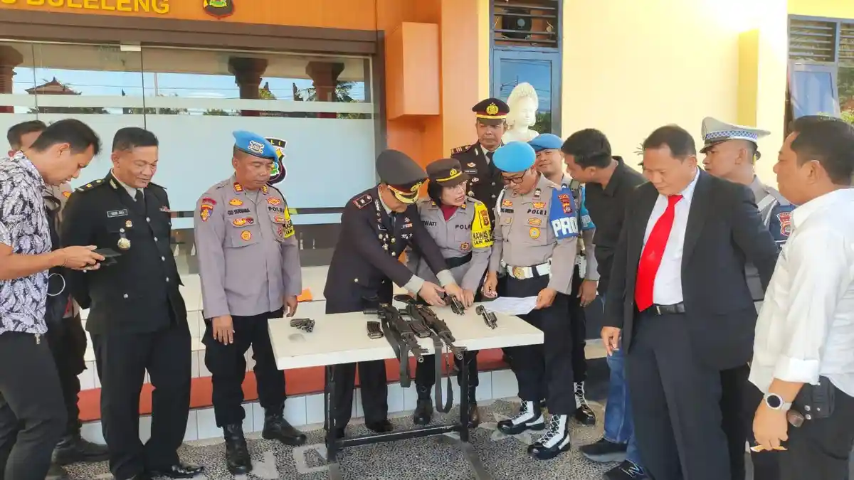MARAK Penyalahgunaan Senjata Api,  Sie Propam Polres Buleleng Cek Senpi dan Amunisi Anggota