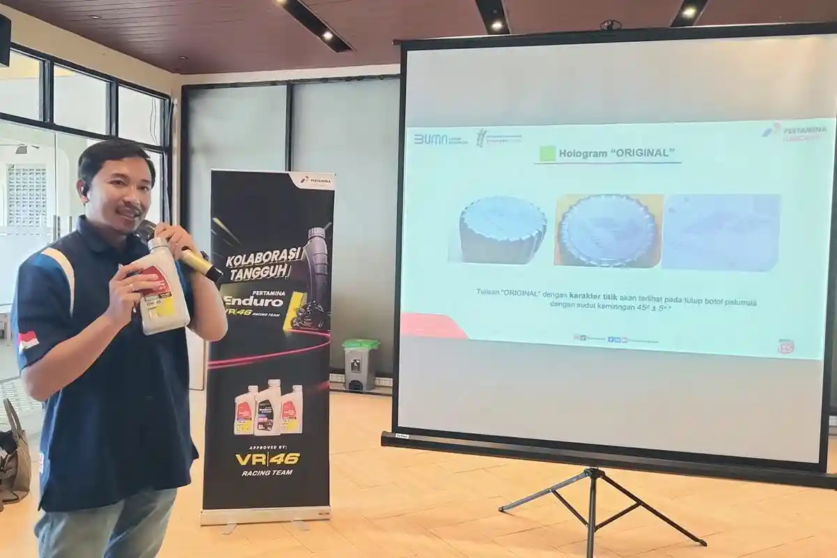 Pertamina Lubricants Beberkan Tips Hindari Oli yang Palsu