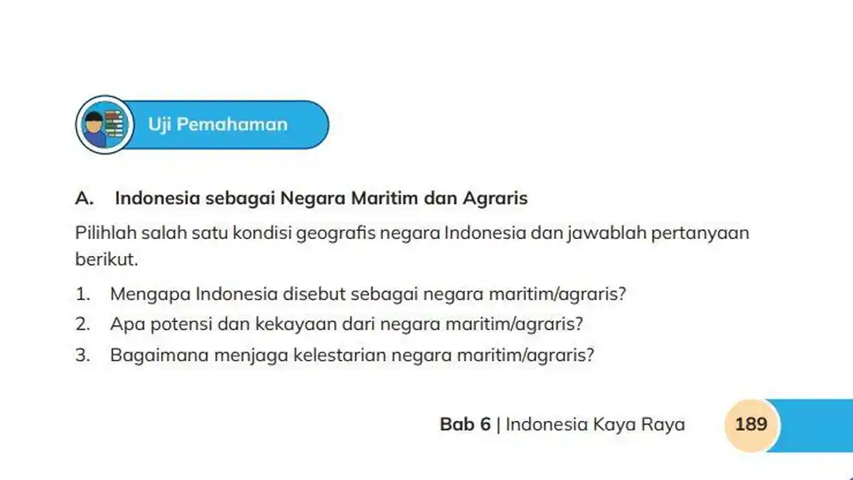 Kunci Jawaban IPAS Kelas 5 Halaman 189, 190 Kurikulum Merdeka Uji Pemahaman