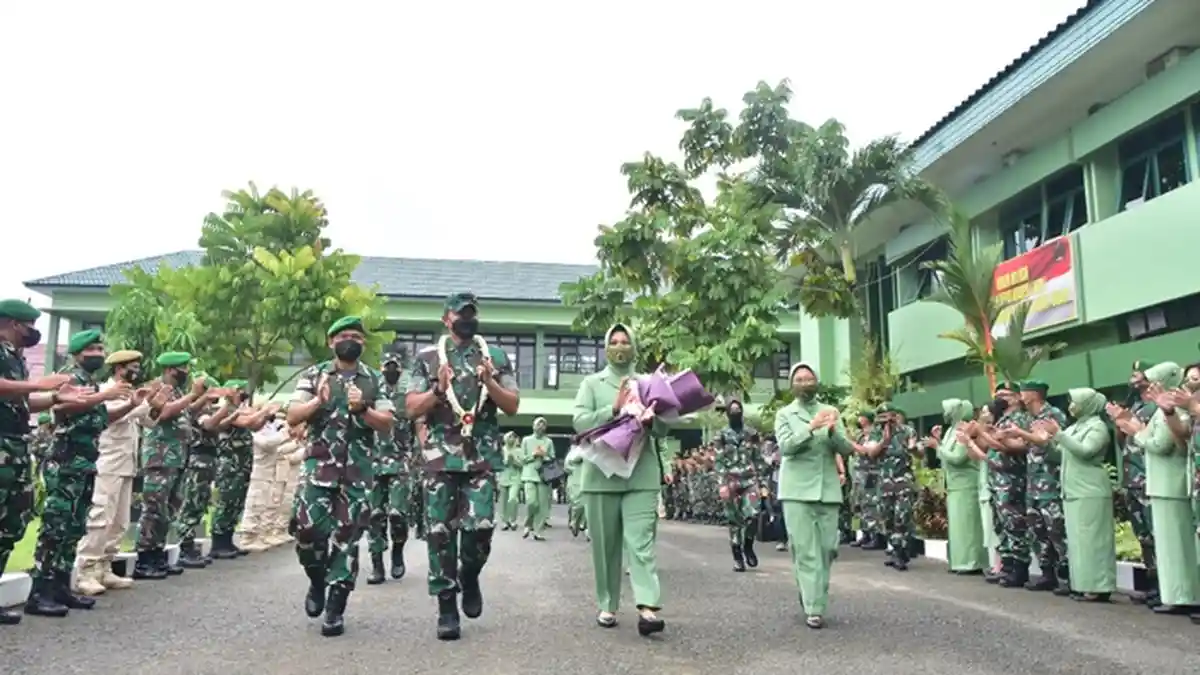 Kunjungan Kerja Pangdam VI Mulawarman Kehormatan bagi Korem 091/ASN