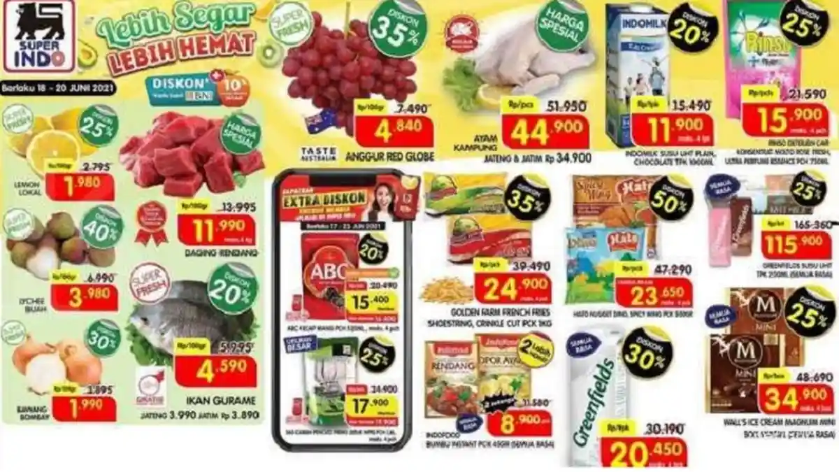Promo Superindo Sabtu 19 Juni 2021, Ada Promo Ice Cream Wall's Magnum Mini
