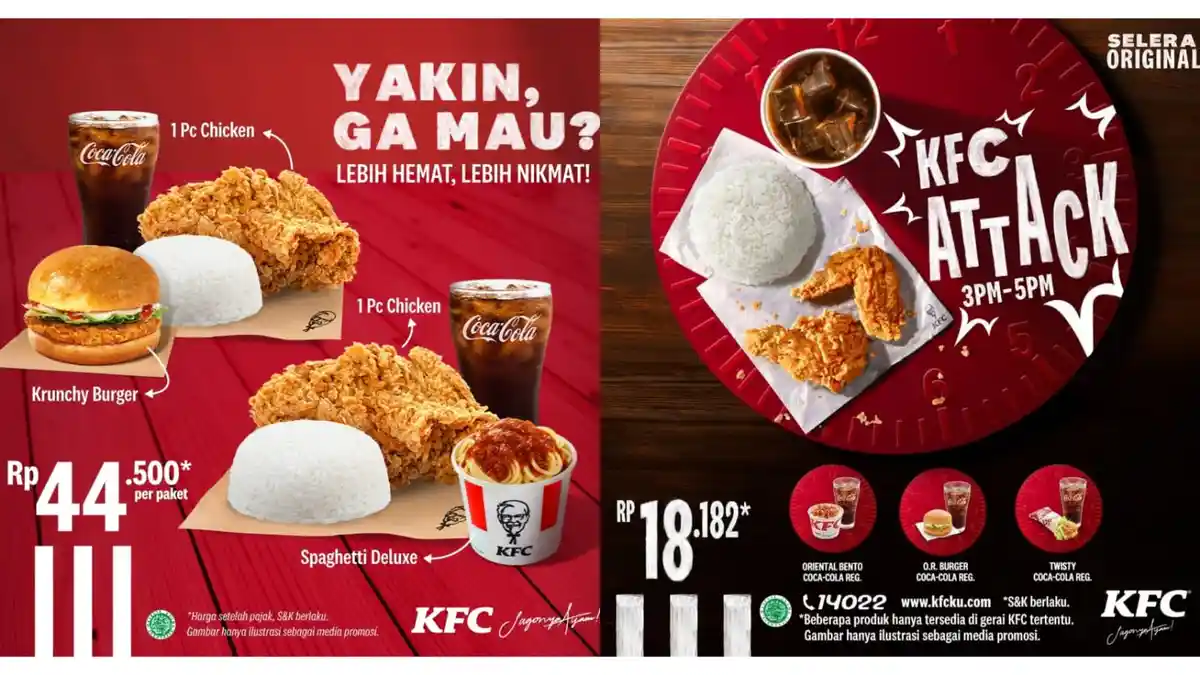 PROMO KFC Hari Ini Selasa 1 Maret 2022, Nikmati Kesegaran Very Berry Float dan Golden COmbo