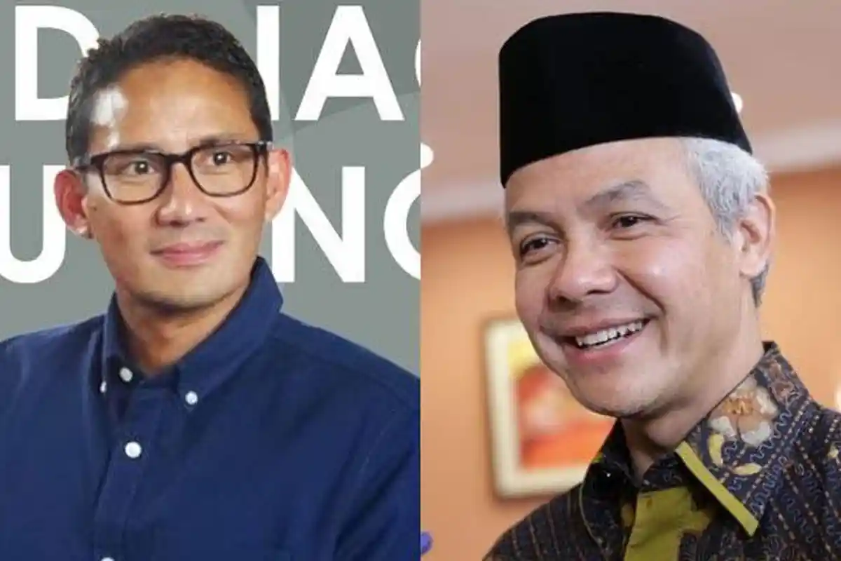 Survei SRS di Jatim Sebut Sandiaga Uno Jadi Sosok Cawapres Paling Ideal untuk Ganjar Pranowo