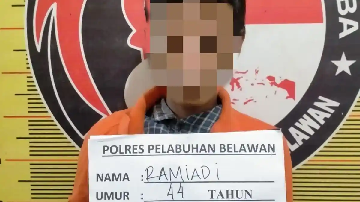 Sat Narkoba Polres Pelabuhan Belawan Tangkap Pengedar Sabu di Kampung Agas