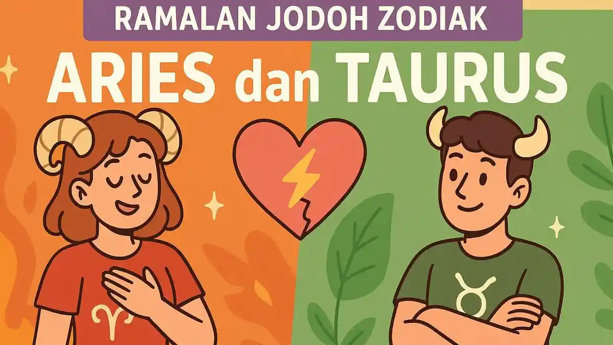 RAMALAN JODOH ZODIAK Aries dan Taurus, Apakah Cocok? Ini Penjelasannya