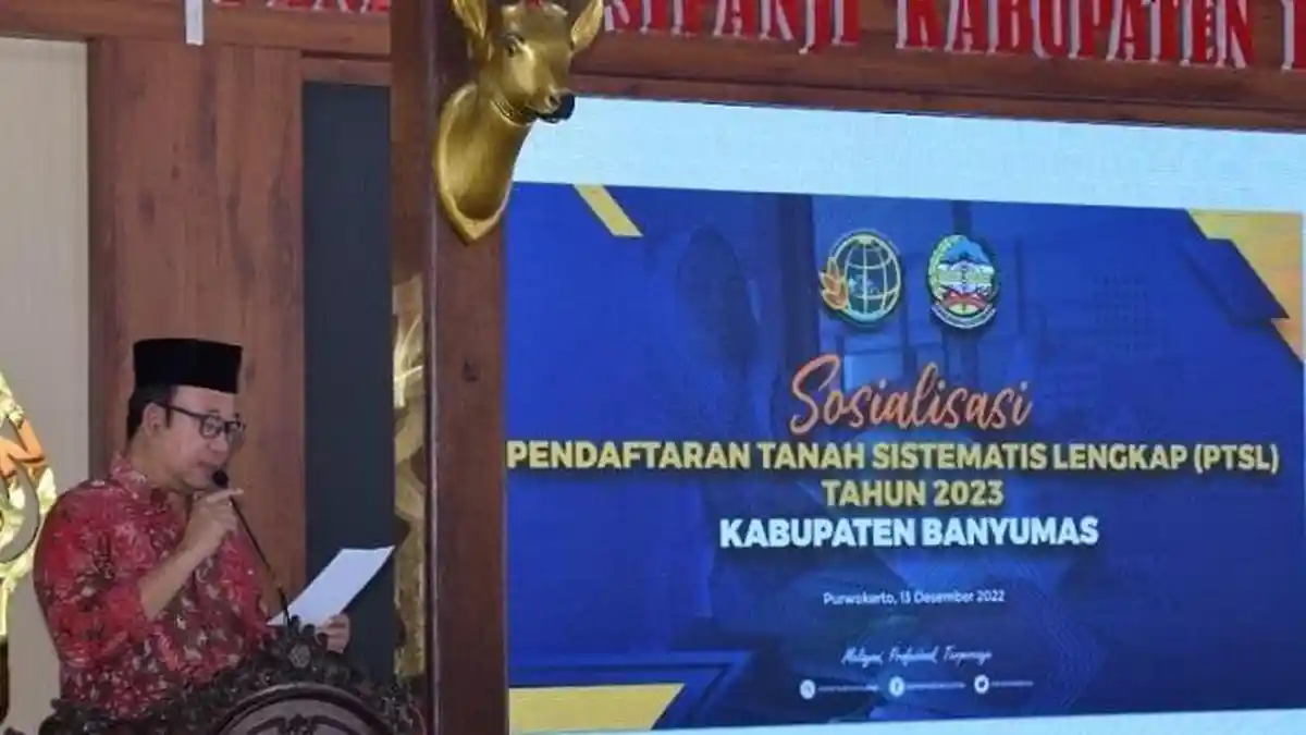 Sosialisasi PTSL, Bupati Banyumas Tekankan Pentingnya Sertifikat Tanah