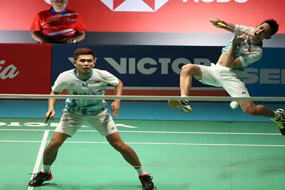 Kalahkan Ganda The Popov Bersaudara Fajar/Rian Lolos Putaran Kedua Malaysia Open 2023