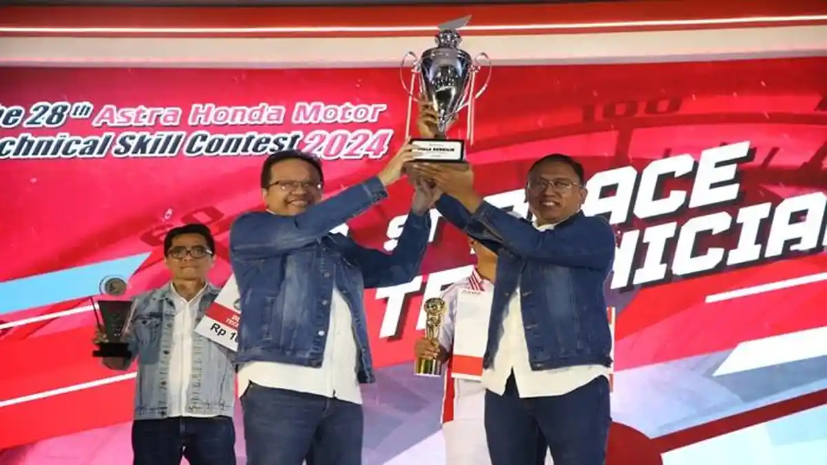 Astra Motor Sumsel Raih Prestasi Tertinggi di Technical Skill Contest 2024 Tingkat Nasional