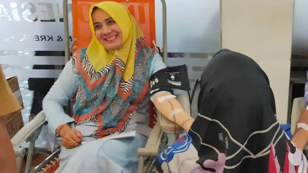 Serambi Indonesia dan Mifa Bersaudara Gelar Donor Darah, Masih Berlangsung Hingga Sore