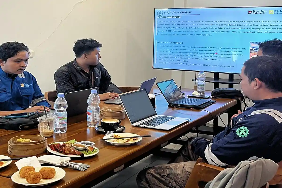 PLN UBP Sintang Gelar Casual Meeting Bersama Media Perkuat Sinergi dan Kenalkan Pemanfaatan Biomassa
