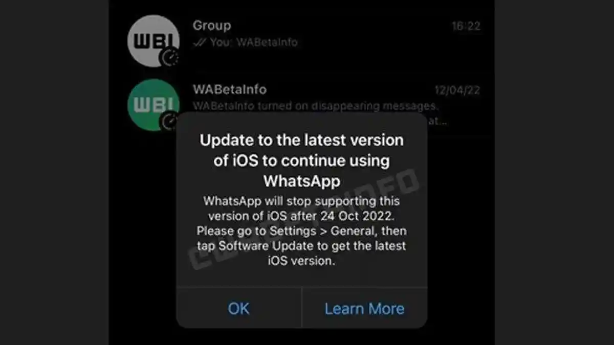 CATAT! Mulai 24 Oktober 2022 WhatsApp Tidak Bisa Lagi Digunakan di iPhone Ini, Cek Sekarang