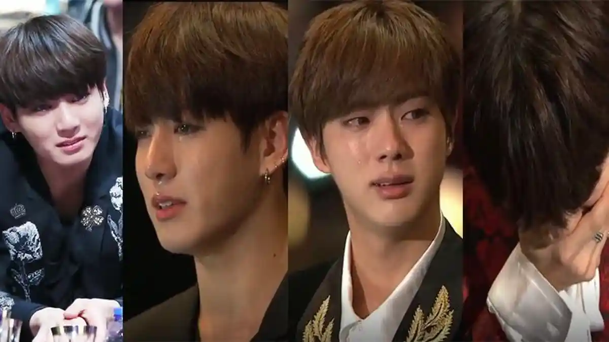 BTS Menang MAMA 2016 Malah Banjir Air Mata, Begini Wajah Jungkook Cs Saat Nangis