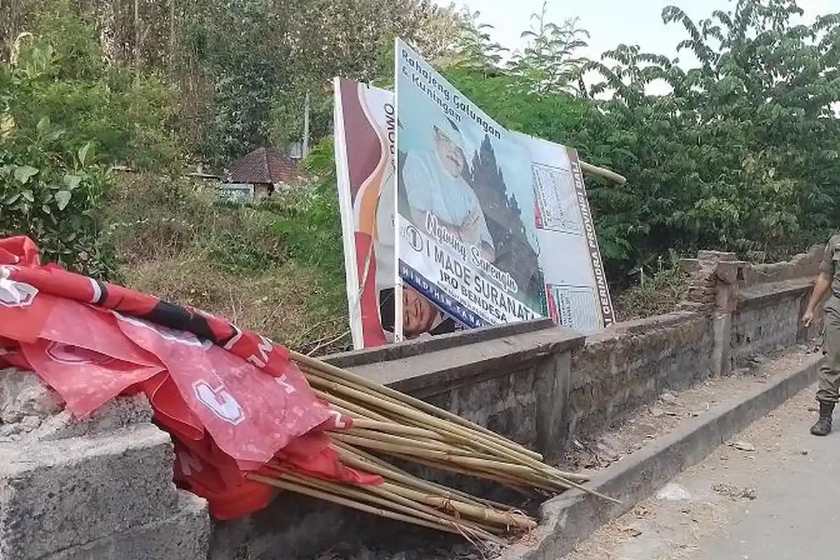 Alasan Satpol PP Turunkan Baliho Ganjar-Mahfud saat Jokowi Kunker ke Bali