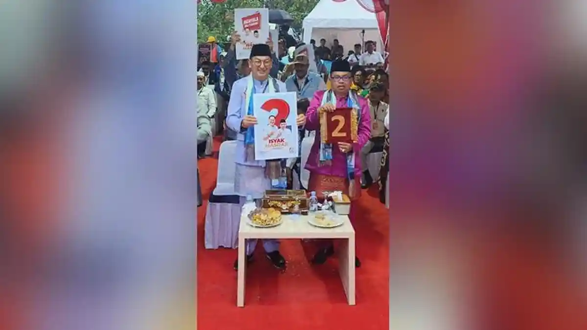 Pasangan Calon Isyak Meirobie - Masdar Nawawi Punya Filosofi Nomor Urut 2