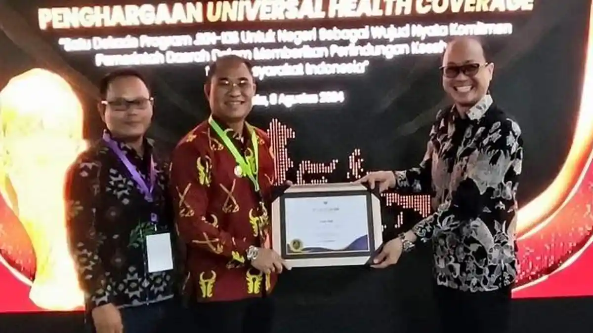 Kabupaten Sigi Raih Penghargaan UHC Kategori Pratama