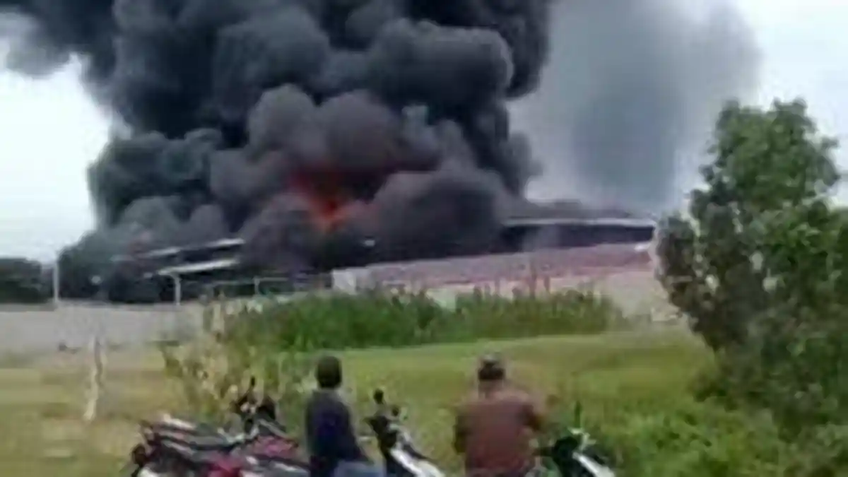 Si Jago Merah Hanguskan Gudang Limbah Styrofoam di Cikarang, Api Besar karena Barang Mudah Terbakar