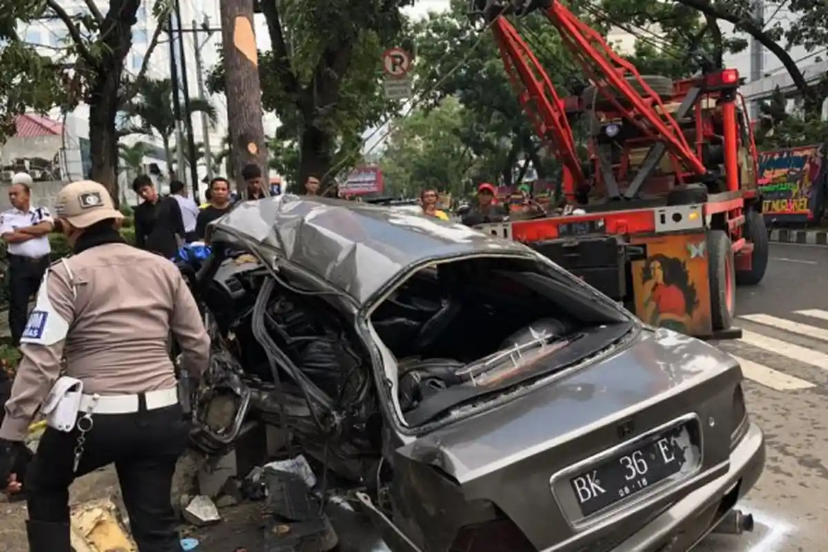 4 Fakta Kecelakaan Maut Mahasiswa Tewaskan 2 Orang di Medan, Korban Sempat Bergelagat Aneh!