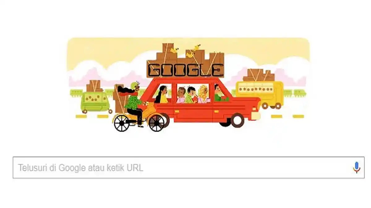 Lihat Pesan Unik Google Doodle Jelang Musim Mudik 2017!