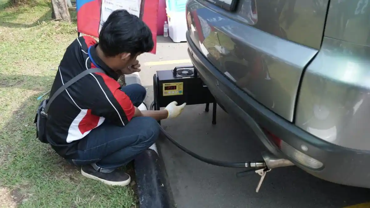 Program Uji Emisi Gratis 14 SPBU Jabodetabek Pertamina Disambut Antusias Masyarakat