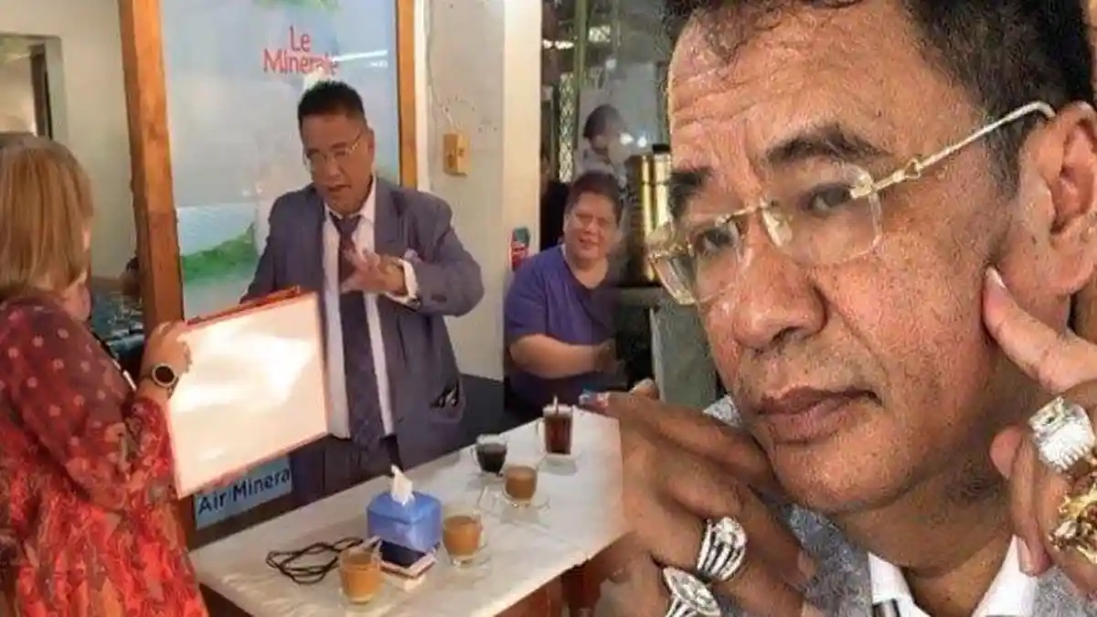 Tingkah Hotman Dapat Kado iPhone Terbaru, Belum Sempat Nyala Ponsel Nyaris Jatuh, Satu Warung Heboh