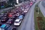Jalan Sudirman Jakarta Macet
