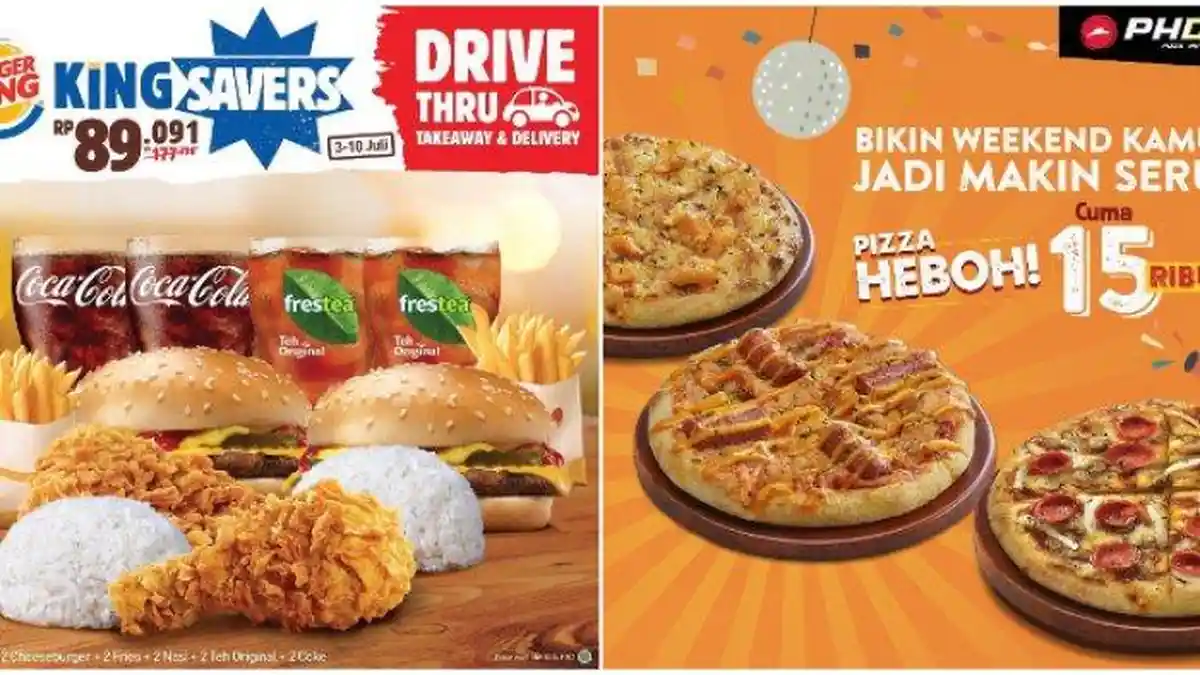 Simak Promo Spesial Burger King, Pizza PHD, hingga Richeese Factory