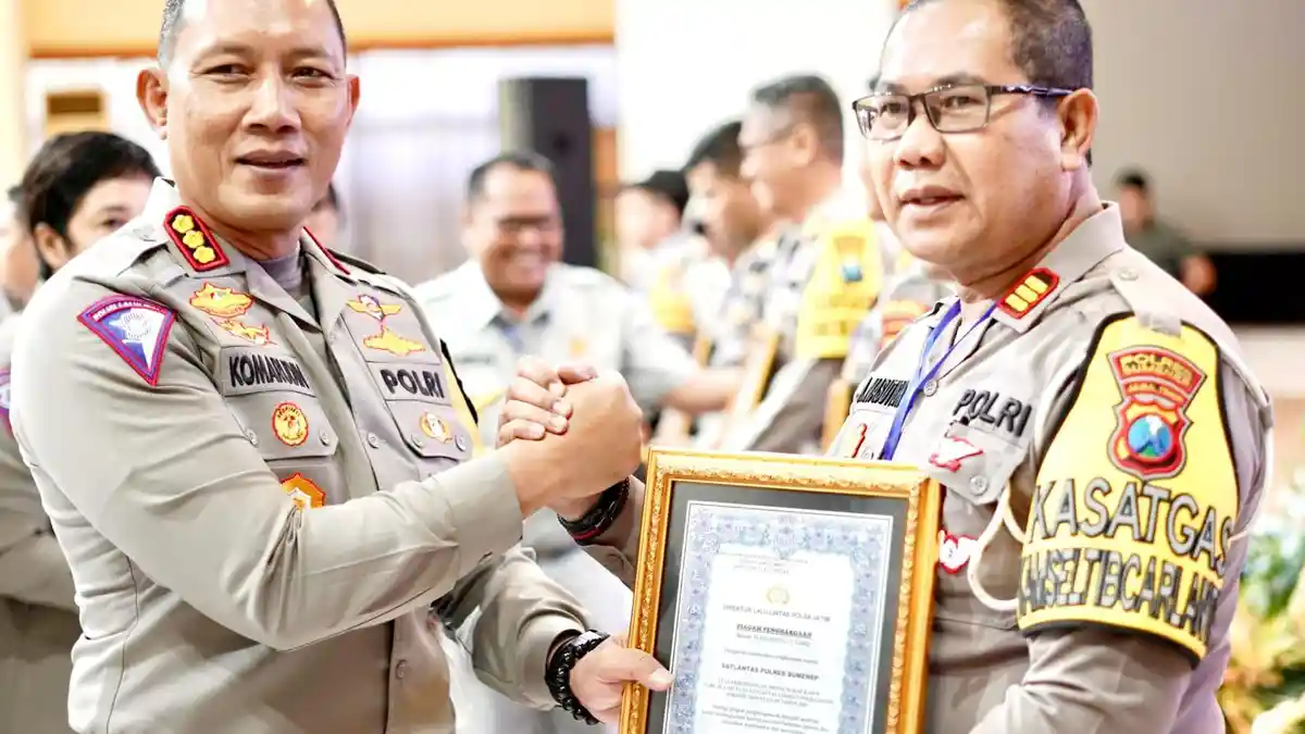 Stop Balap Liar, Satlantas Polres Sumenep Tutup Jalan Raya Diponegoro Malam Minggu