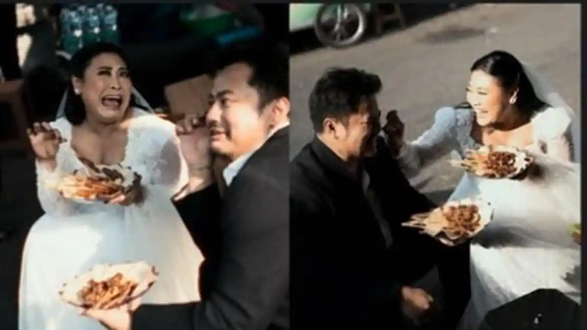 Potret Boiyen dan Rully Anggi Akbar Diam-diam Prewedding di Jogja, Kenakan Pakaian Pengantin