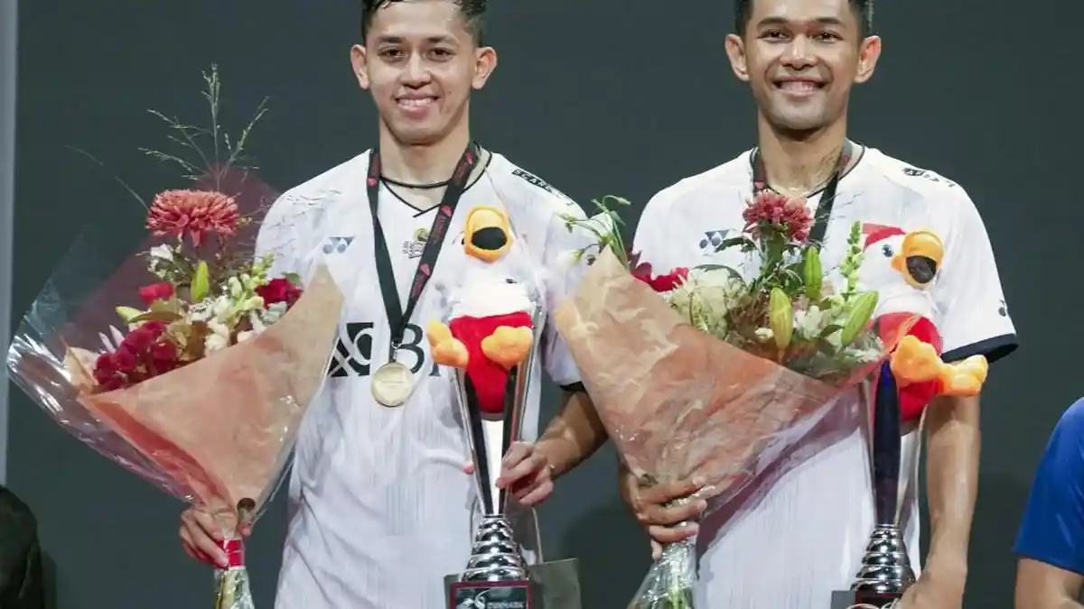 Daftar Juara Denmark Open 2022, Fajar Alfian/Muhammad Rian Ardianto Juara Ganda Putra