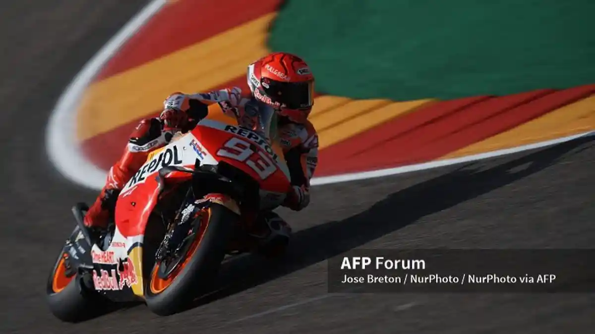 Hasil Kualifkasi MotoGP Aragon 2021 11 September, Urutan Start Marquez dan Starting Grid Moto2 Moto3