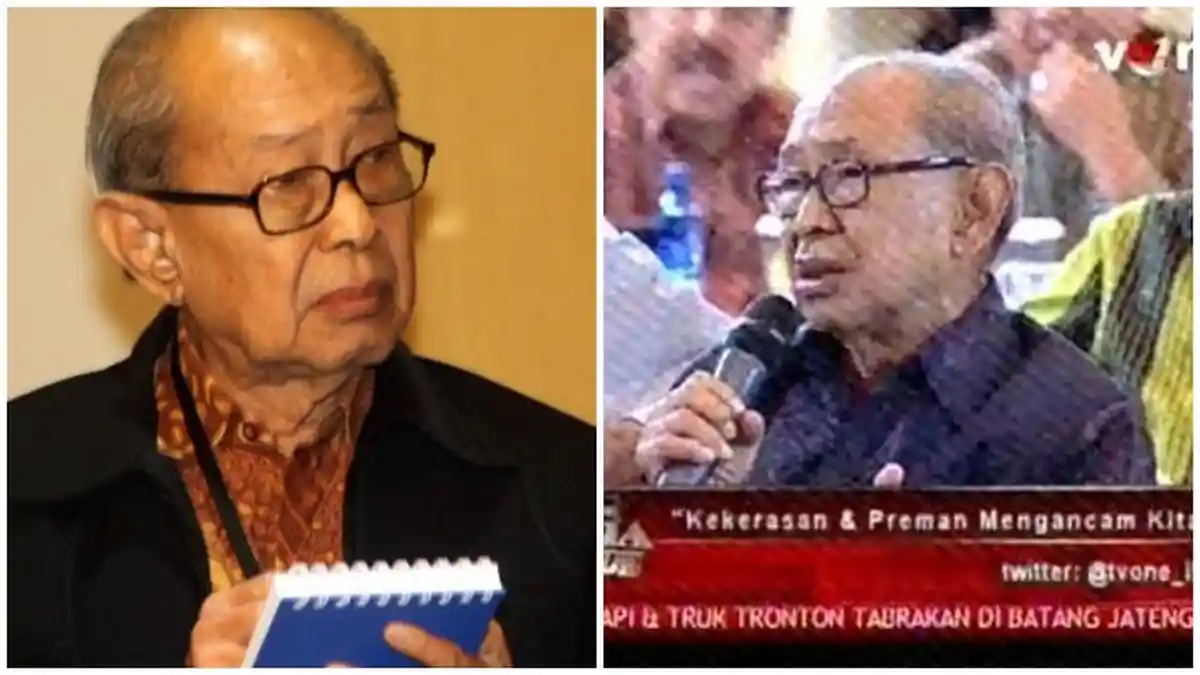 PROF JE Sahetapy Meninggal Dunia, Pernah Bikin Ruhut dan Kapolri Tito 'Terdiam' saat Debat di ILC