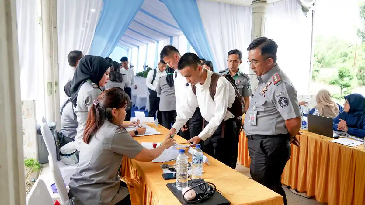 Kakanwil Kemenkumham Sumut Tinjau Ujian Calon Taruna Poltekip dan Poltekim, Berikut Harapannya