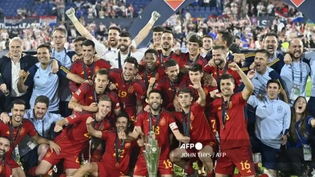 Spanyol Akhiri Puasa Gelar 11 Tahun Usai Juara UEFA Nations League, Italia Amankan Tempat Ke-3