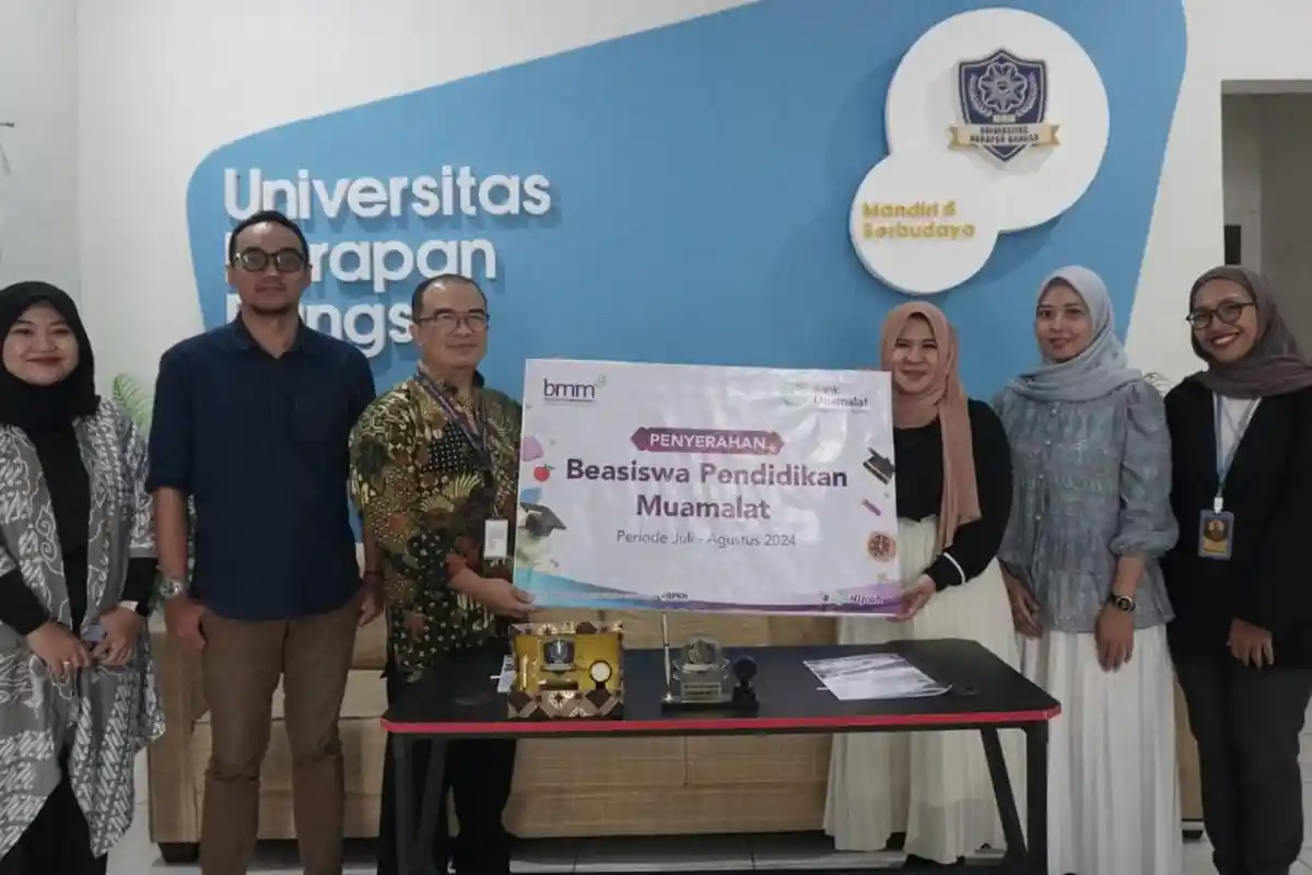 Bantu Mahasiswa Berprestasi, UHB dan Bank Muamalat Luncurkan Program Beasiswa Pendidikan