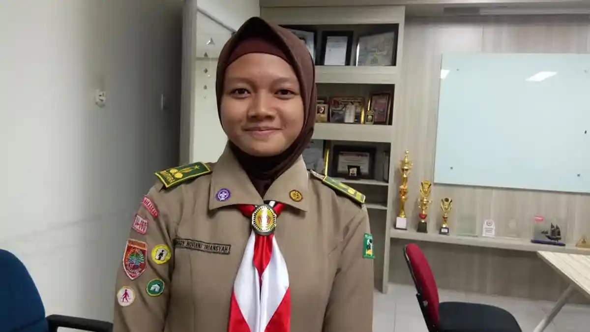 Ingin Mandiri, Anggy Noviani Pilih Gabung Ekskul Ambalan Baji Areng
