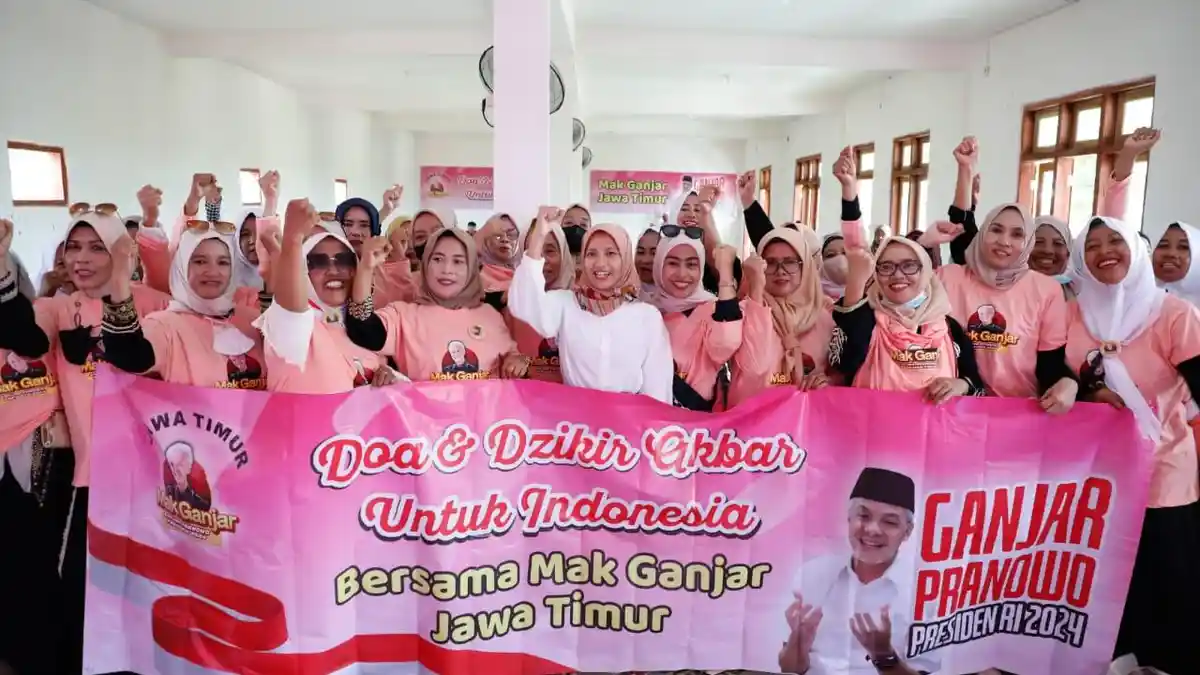 Emak-emak Gresik Dukung Ganjar Presiden 2024: Paling Peka dengan Isu Ibu-ibu