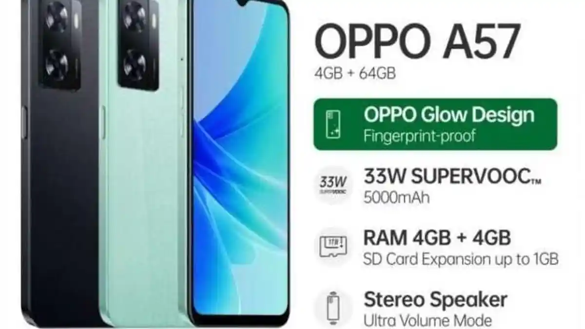 Harga Oppo A57 November 2022 Kini Rp 2 Jutaan, Dilengkapi Extended RAM dan Baterai 5.000 mAh