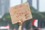 Aksi Aliansi Rakyat Indonesia Bela Palestina