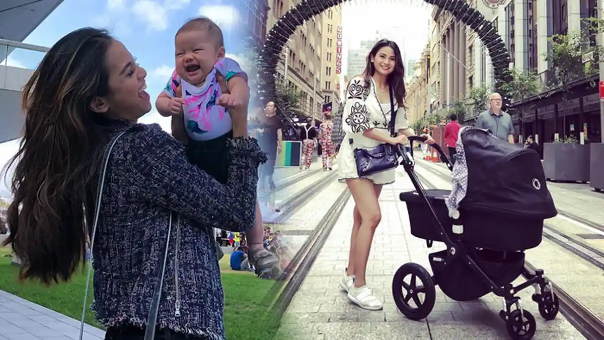 Jadi Mamah Muda di Australia, Inilah 7 Gaya Trendi Acha Septriasa dengan Bayinya, Kompak!