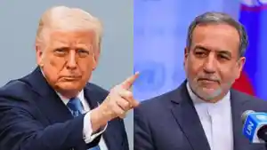 20260306-Kolase-foto-Presiden-AS-Donald-Trump-dan-Menlu-Iran-Abbas-Araghchi.jpg