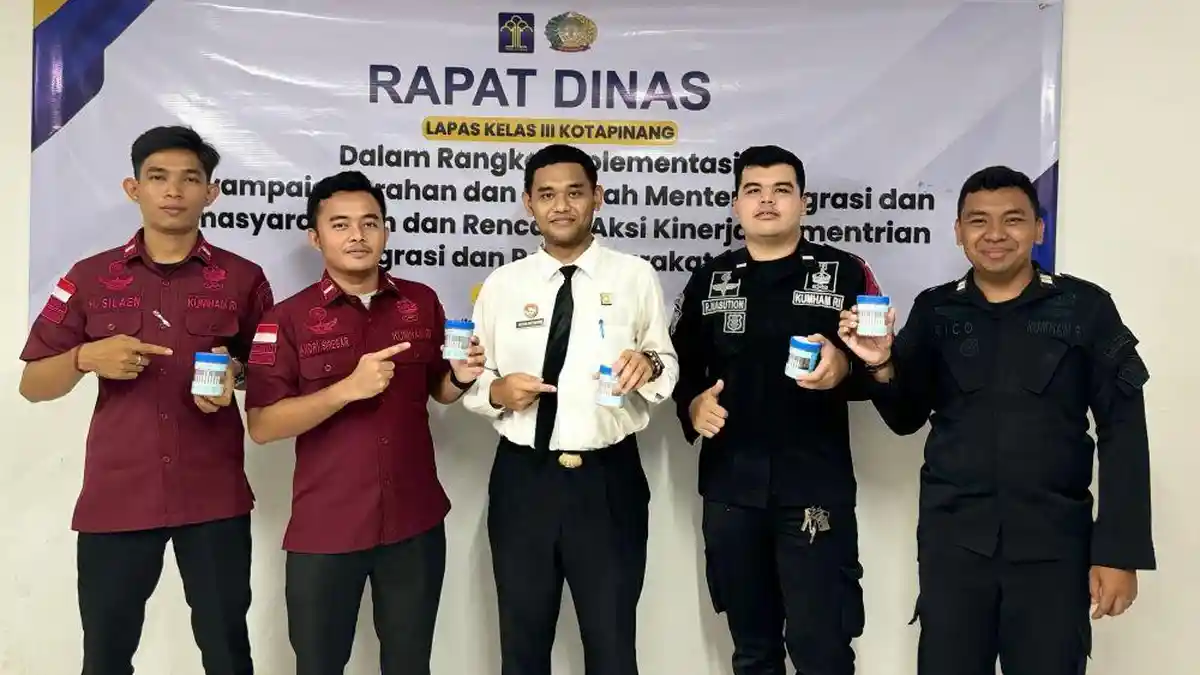 Mendadak Lakukan Tes Urine Petugas, Wujud Komitmen Lapas Kotapinang Perangi Narkoba
