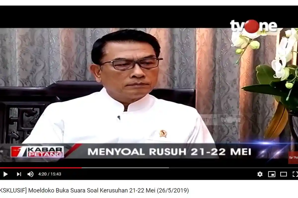 Moeldoko Beberkan Mantan TNI hingga Prajurit Desersi yang Jadi Bagian dari Perusuh di Aksi 22 Mei