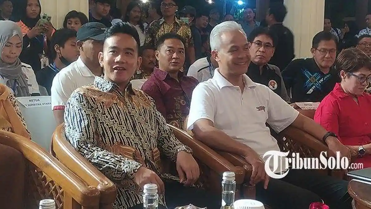 Ganjar Pranowo dan Gibran Bertemu di Solo Malam Ini