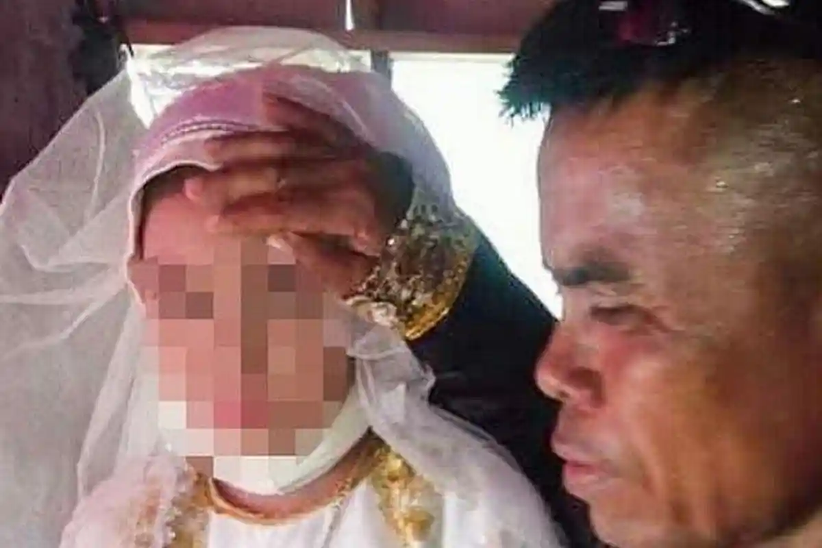 Gadis ABG  Baru 13 Tahun Dipaksa Nikah Jadi Istri Kelima dengan Pria Seumuran Ayahnya, Viral