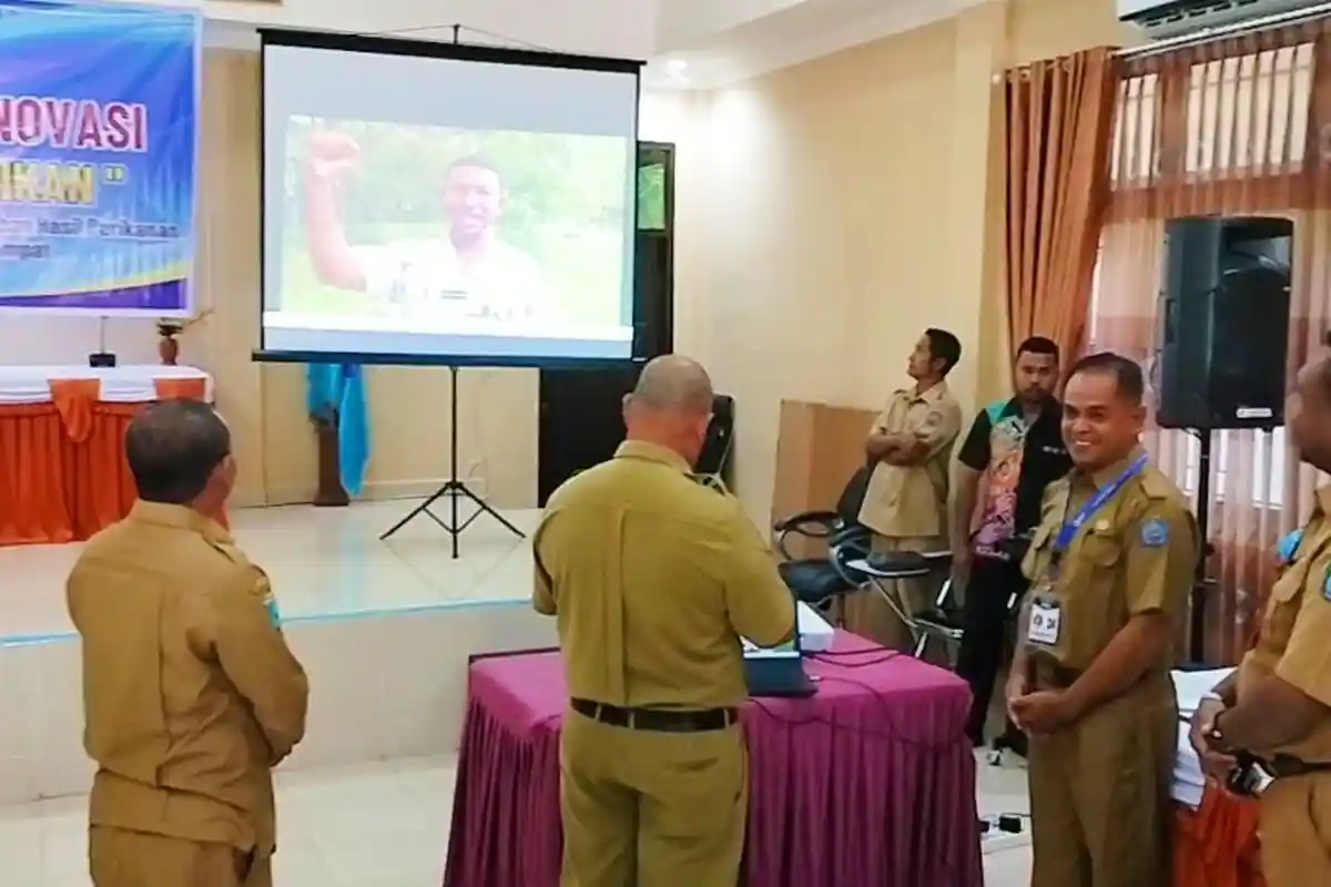 Launching "Ditatap Lirikan" Dinas Perikanan Raja Ampat Permudah Pengiriman Data Pelaku Usaha